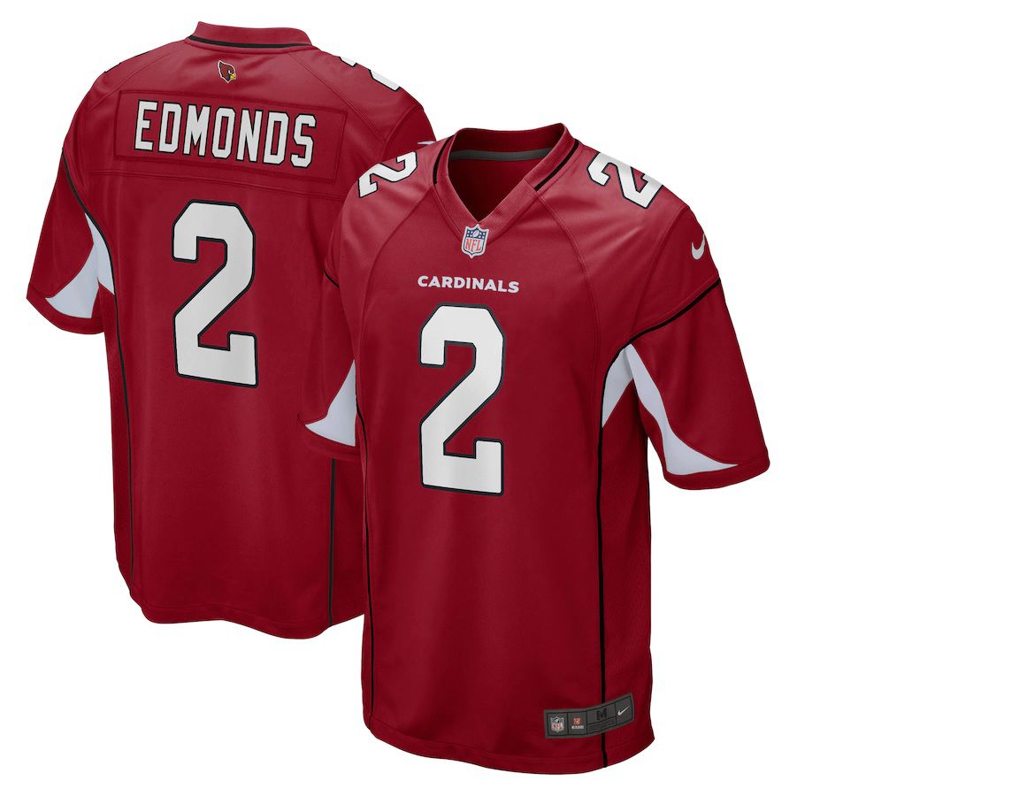 Men Arizona Cardinals 2 Chase Edmonds Nike Cardinal Game Player NFL Jersey